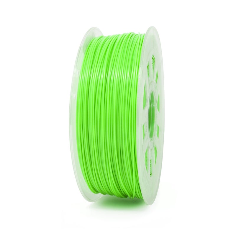 Gizmo Dorks 1.75mm PLA Filament 1kg for 3D Printers, Fluorescent Green, Glows Under UV Light - Image 1